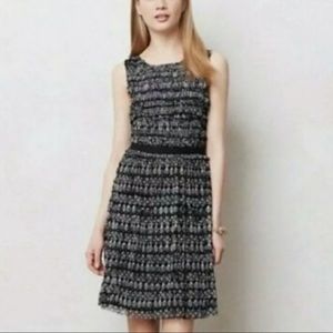 Anthropologie postage‎ stamp 9 hi 5 black dress